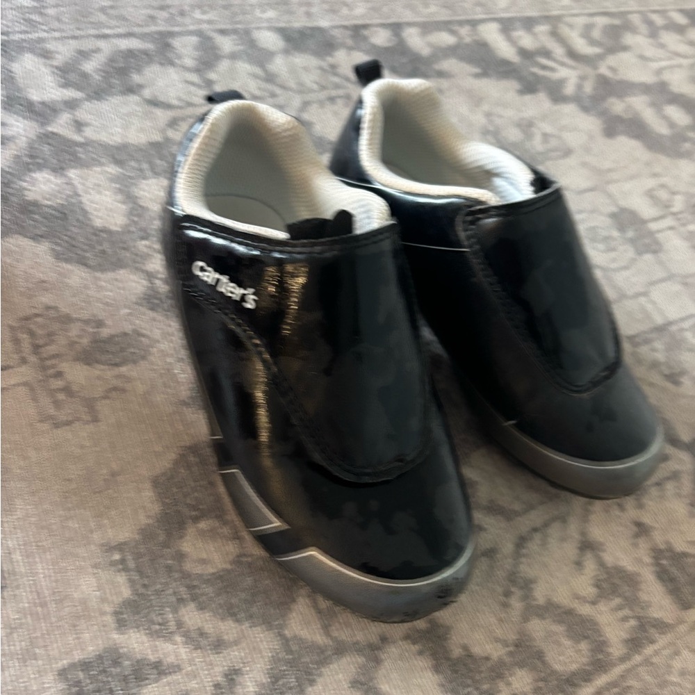 Carter's Black and Gray Kids cleats